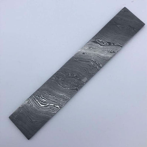 10" Quality Handmade damascus Steel Blank billet with 4.8mm thickness DE-0053