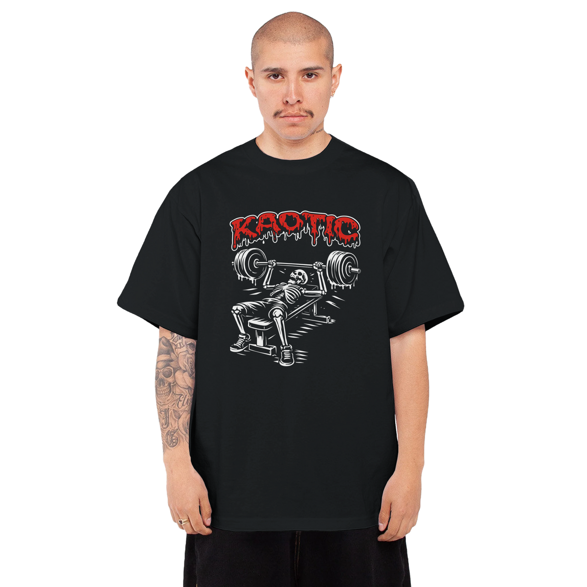 KAOTIC GYM PUMP COVER T-SHIRT Shaka Wear SHMHSS Black