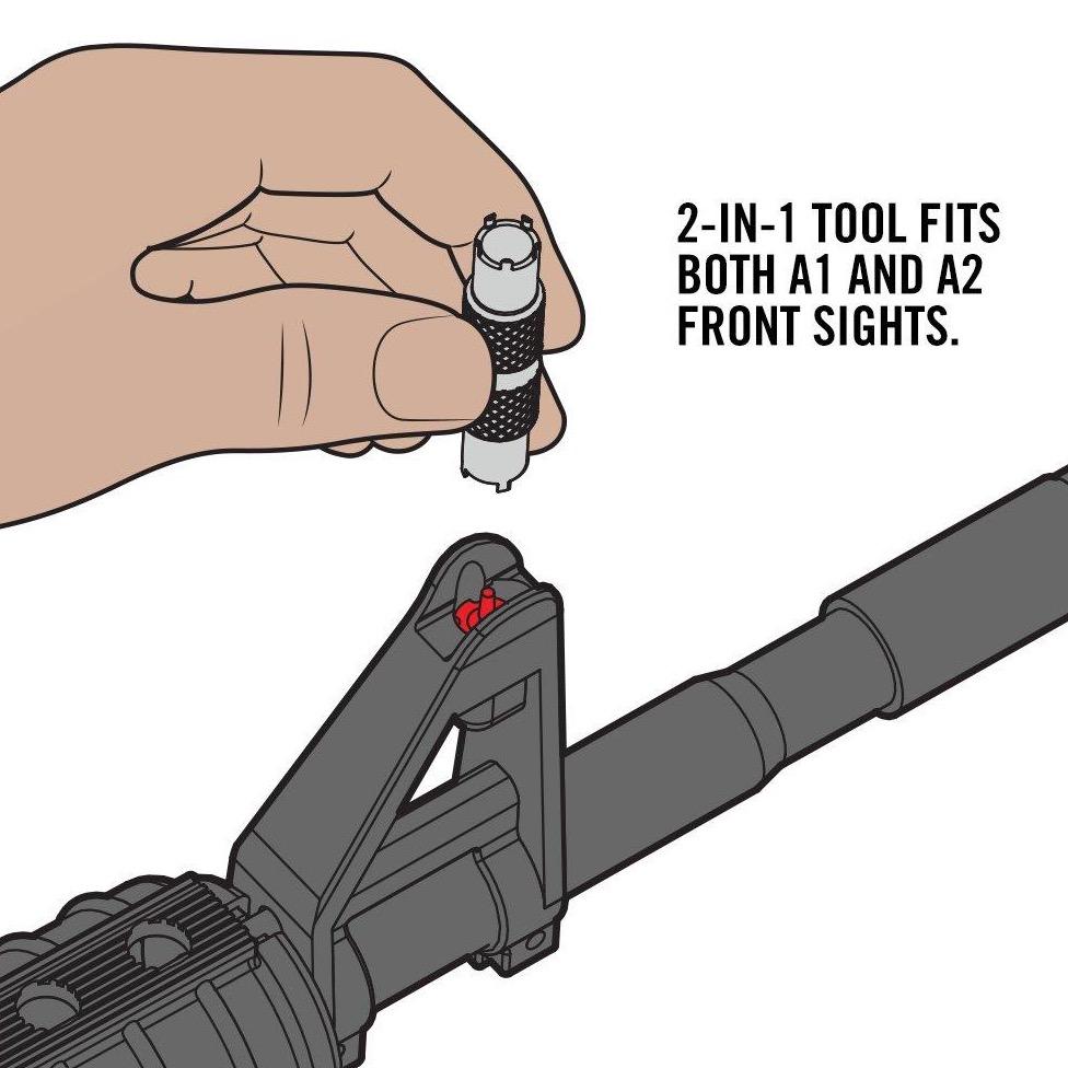AR15 Front Sight Adjuster Tool