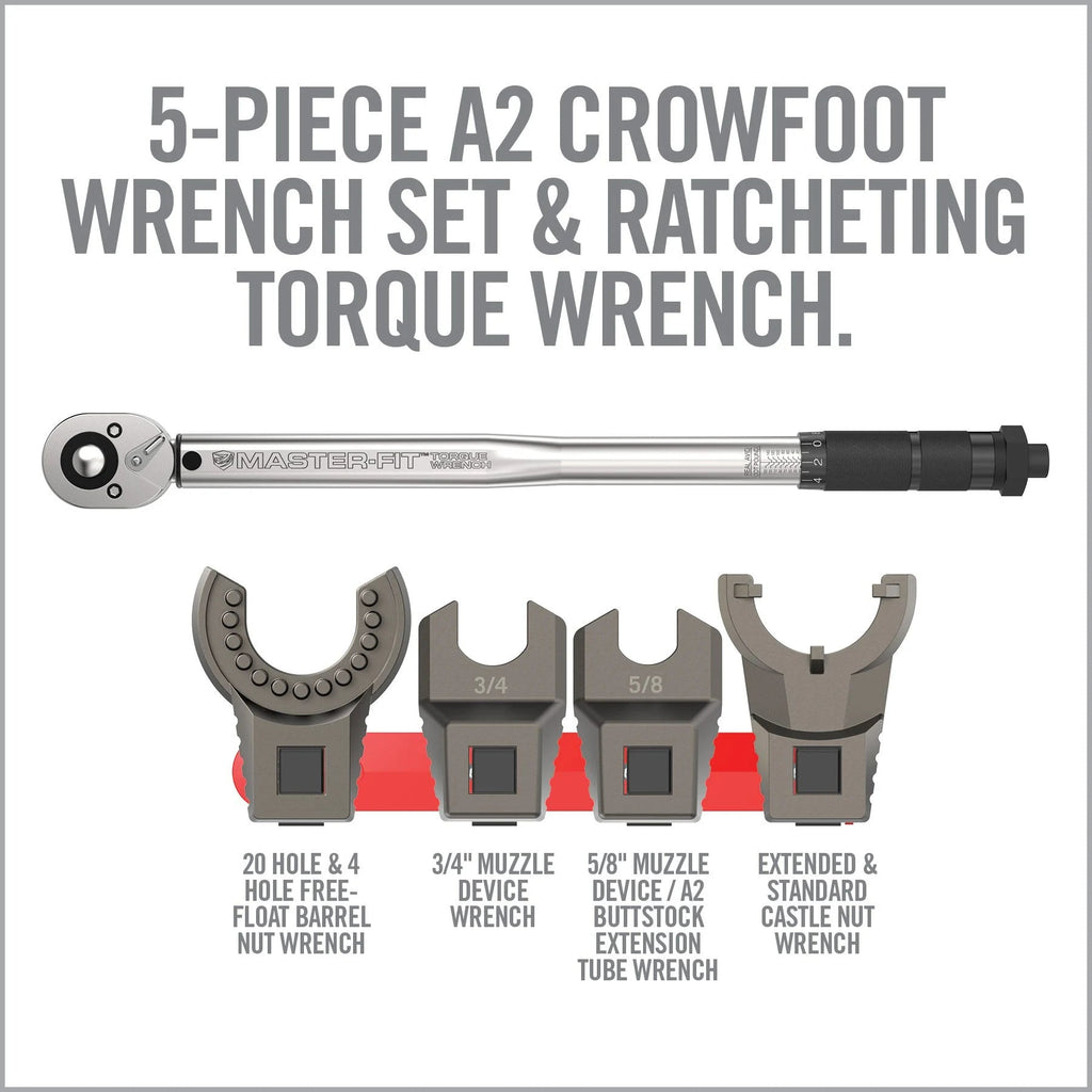Master-Fit A2/AR15 Crowfoot Wrench Set