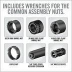 Master-Fit A2/AR15 Crowfoot Wrench Set