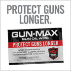 Gun-Max Gun Oil Wipes – 25 Pack
