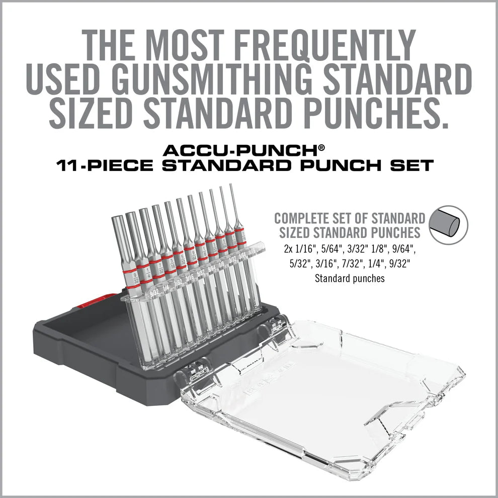 Armorer’s Master Hammer and Accu-Punch 11-Piece Standard Pin Punch Set