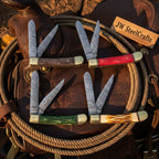 Ranchfold Pocket Folding Knife Set 7.5" Handmade Set of 4