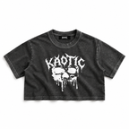 KAOTIC SKULL CROP TOP