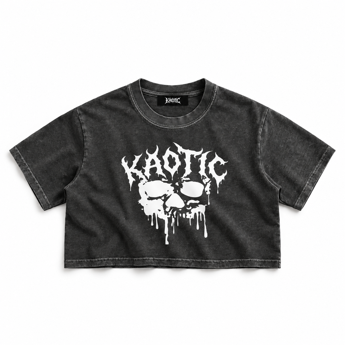 KAOTIC SKULL CROP TOP