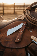 Cleaverfold Pocket Knife 7" Handmade Stainless Steel Cleaver Blade