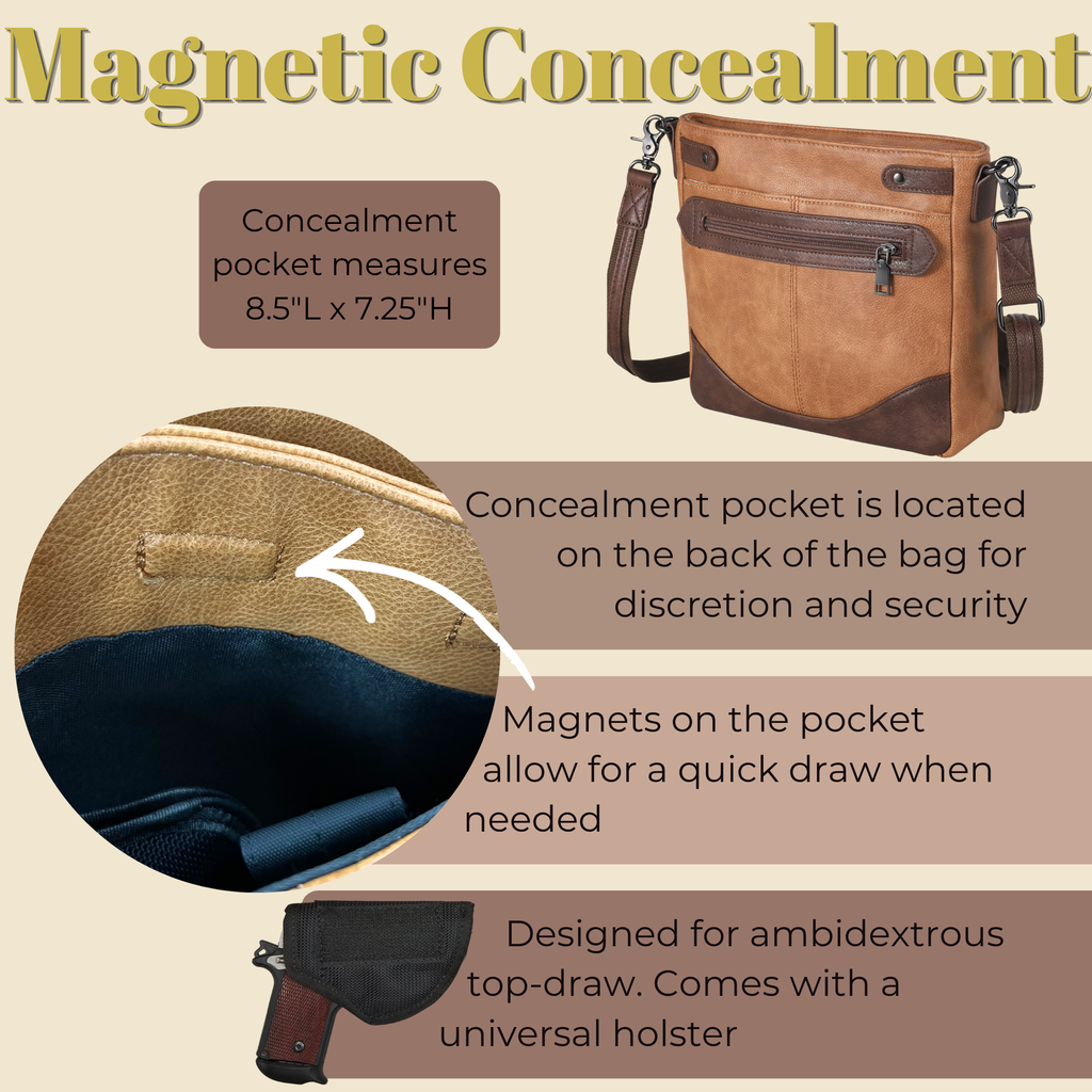 Concealed Carry Addison Crossbody by Lady Conceal