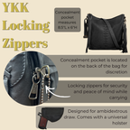 Concealed Carry Purse Blake Leather Crossbody by Lady Conceal