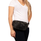 Concealed Carry Jessie Unisex Lambskin Belt Bag by DS Conceal