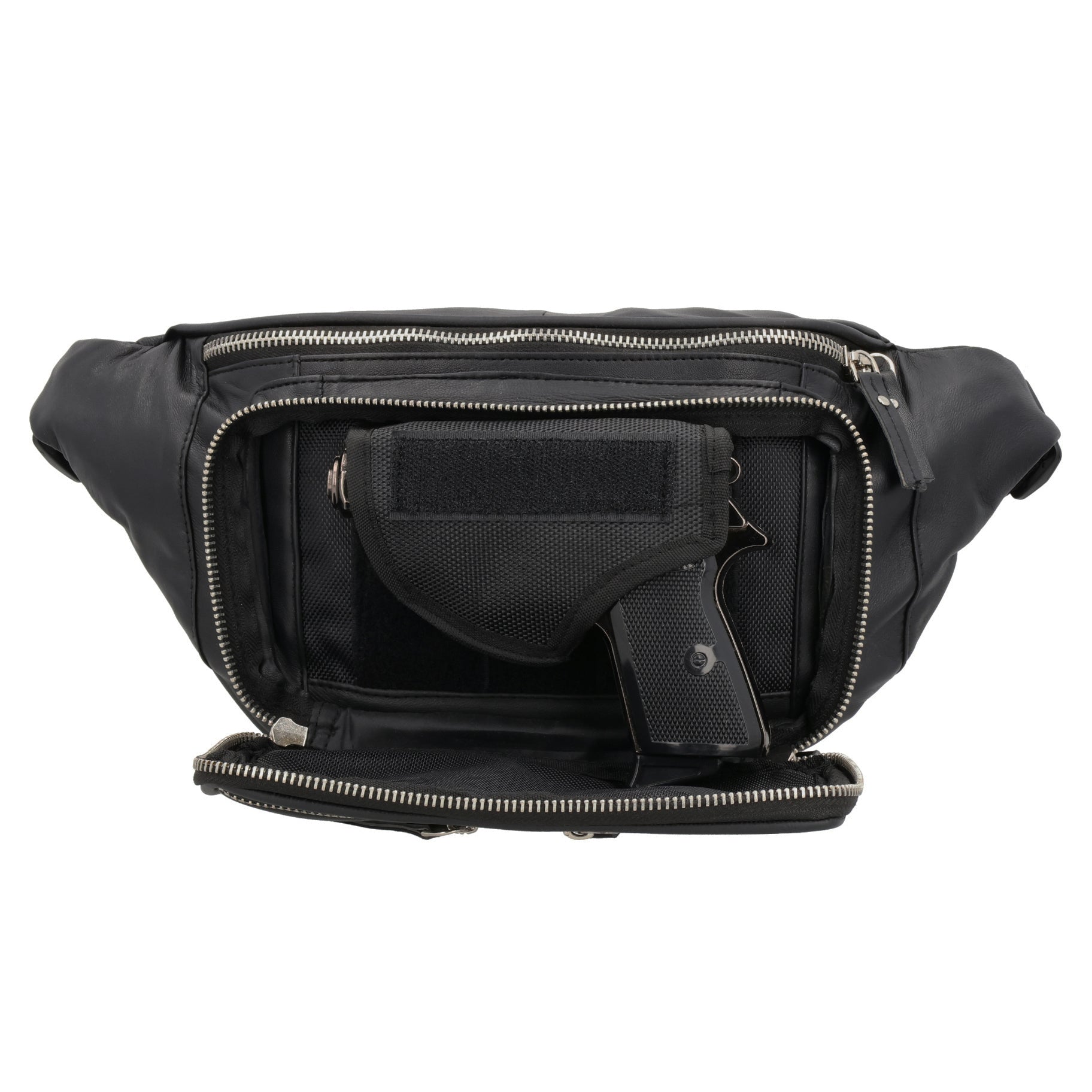Concealed Carry Jessie Unisex Lambskin Belt Bag by DS Conceal