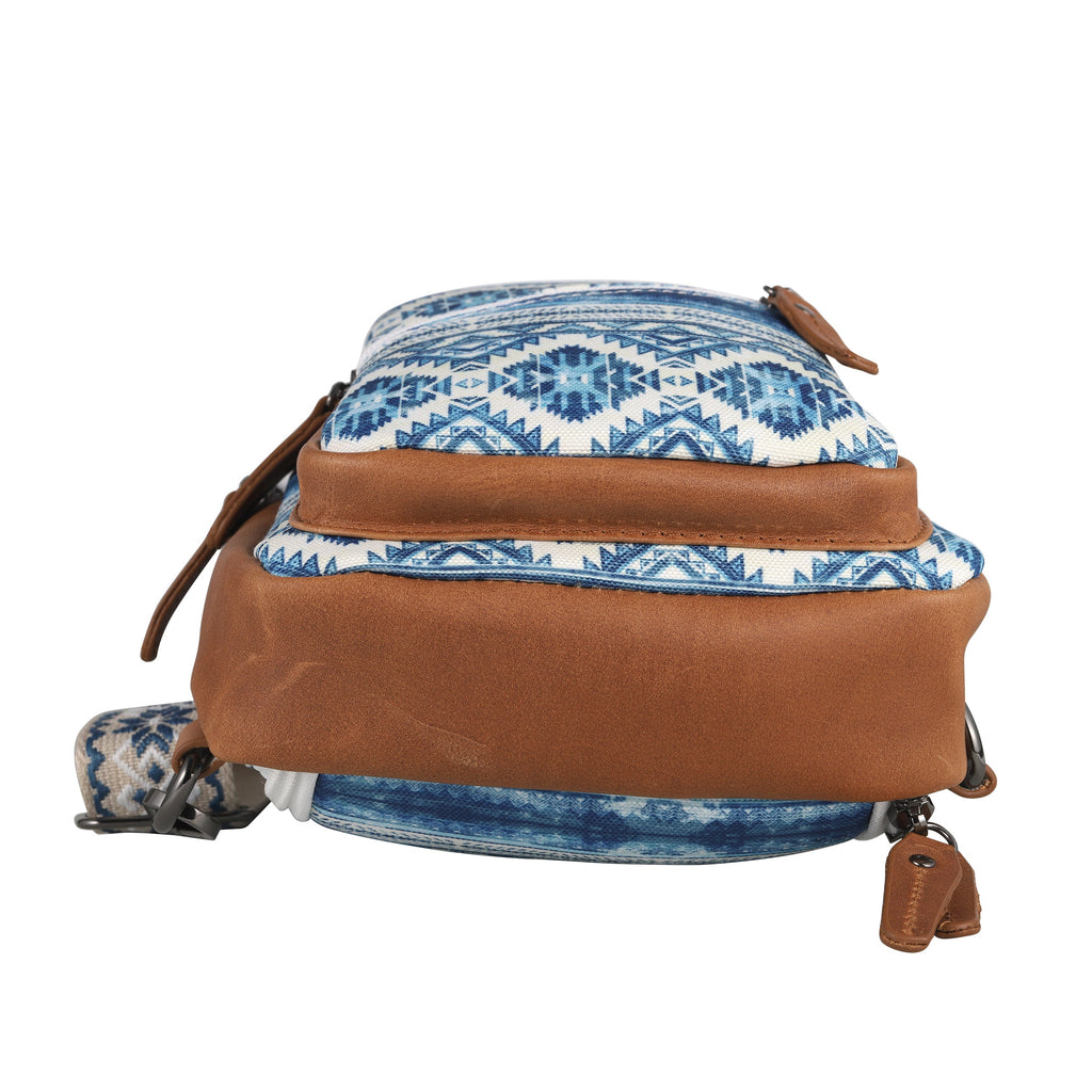 Concealed Carry Aztec Indie Canvas Sling by DS Conceal
