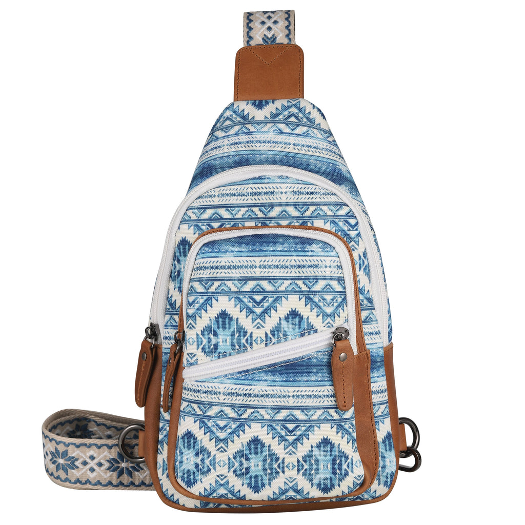 Concealed Carry Aztec Indie Canvas Sling by DS Conceal