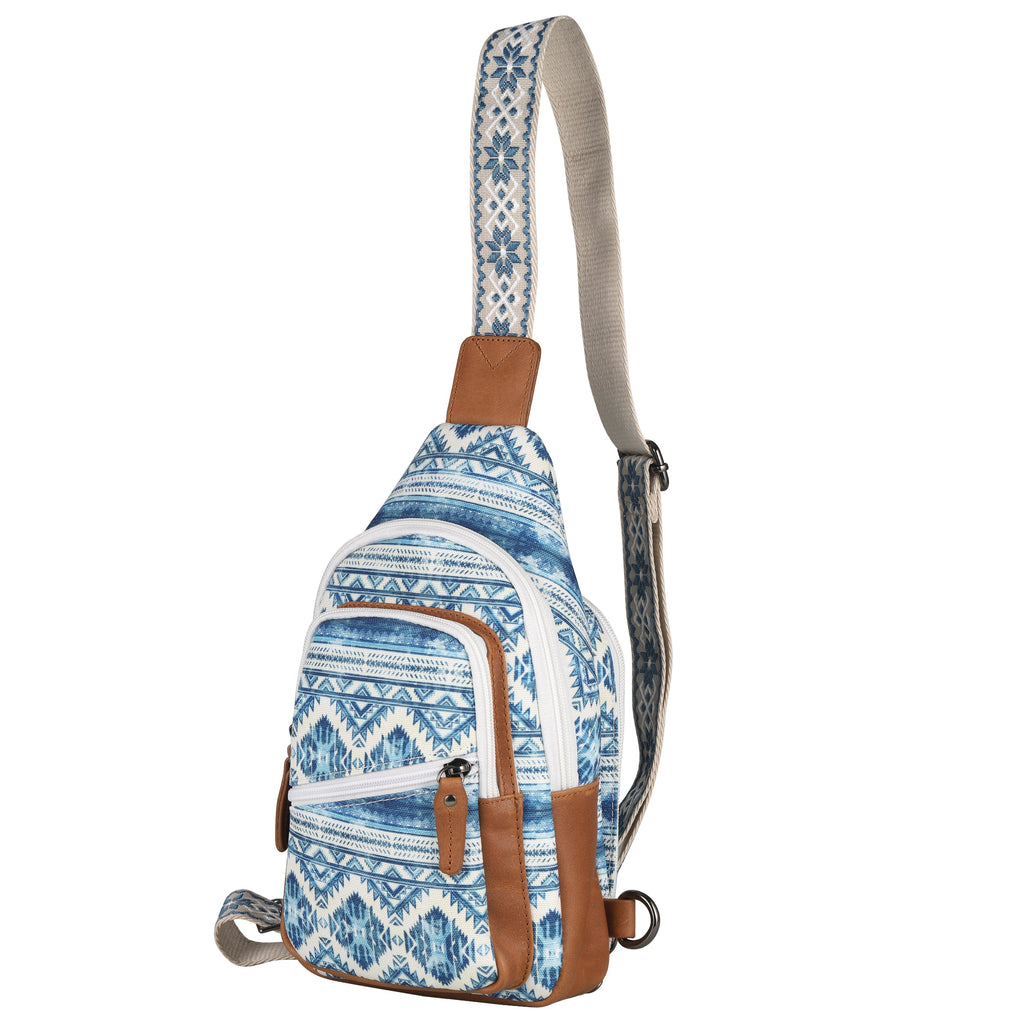 Concealed Carry Aztec Indie Canvas Sling by DS Conceal