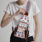 Concealed Carry Aztec Indie Canvas Sling by DS Conceal