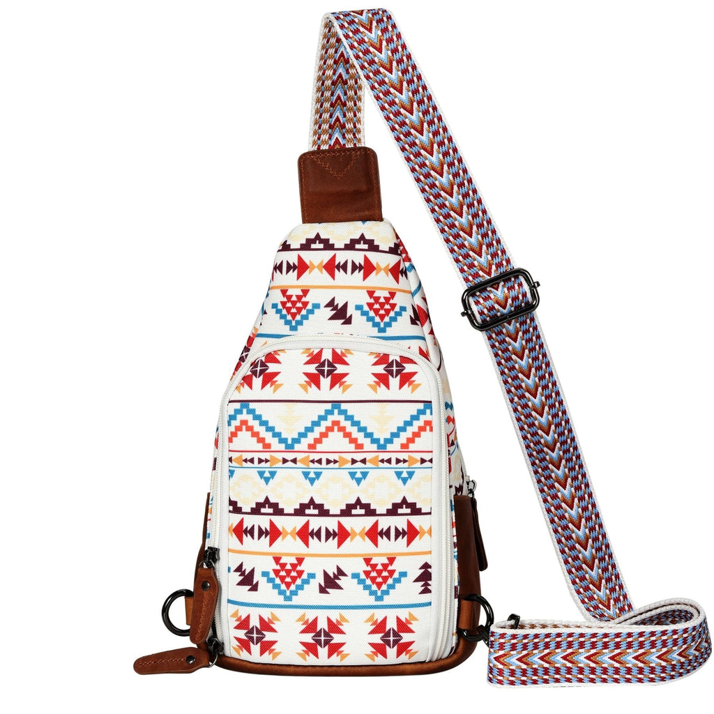 Concealed Carry Aztec Indie Canvas Sling by DS Conceal