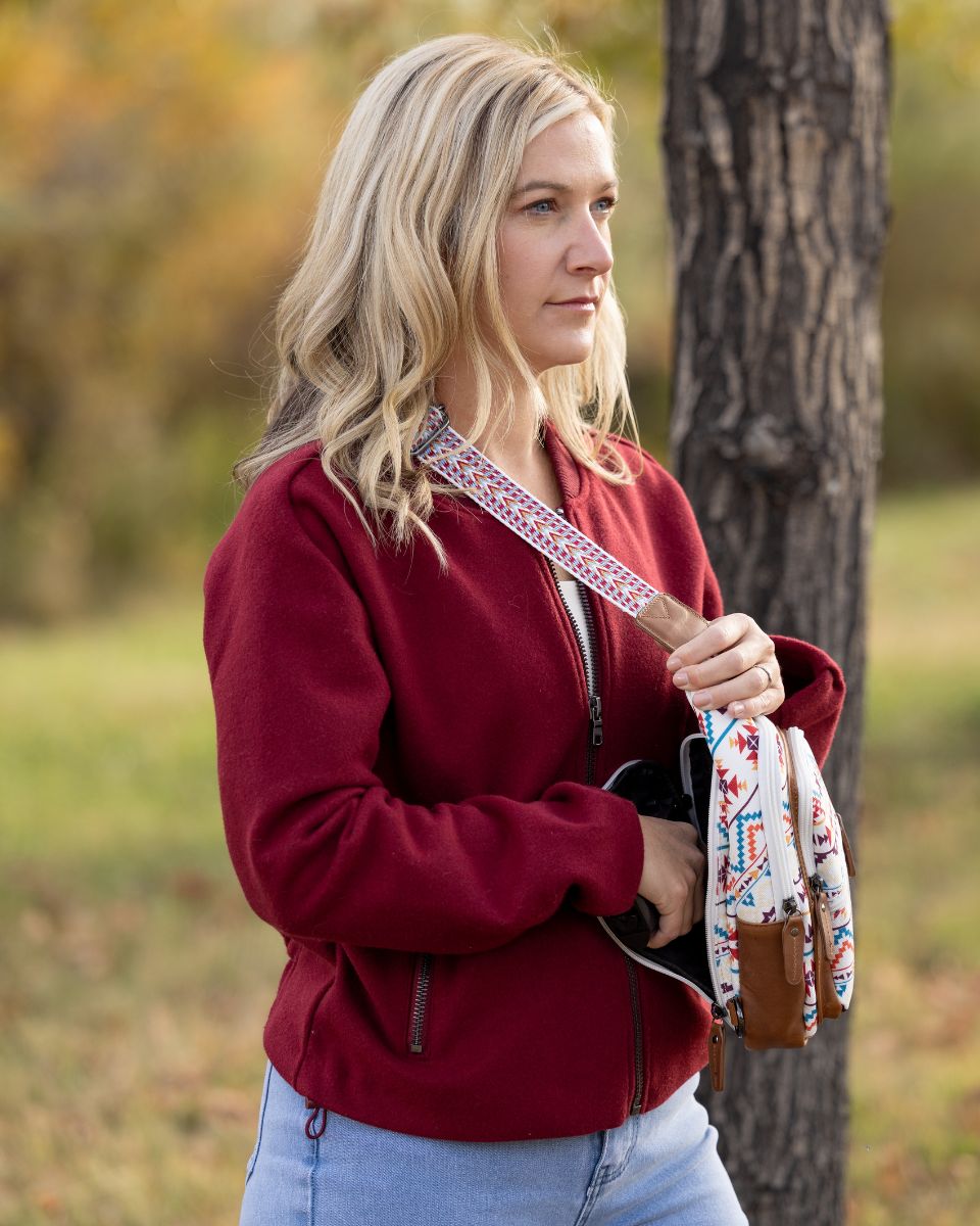 Concealed Carry Aztec Indie Canvas Sling by DS Conceal