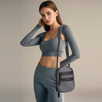 Concealed Carry Unisex Jax Canvas Crossbody by DS Conceal