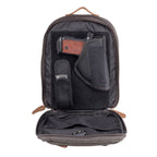 Concealed Carry Unisex Jax Canvas Crossbody by DS Conceal
