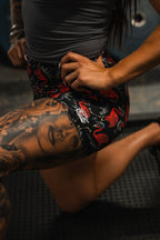 Women's High-Waisted Seamless Front Compression Training Shorts | Tactimingo