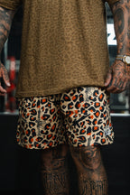 Men's Mesh Lifestyle Shorts | 5.5"- Loaded Leopard