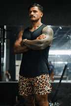 Men's Mesh Lifestyle Shorts | 5.5"- Loaded Leopard