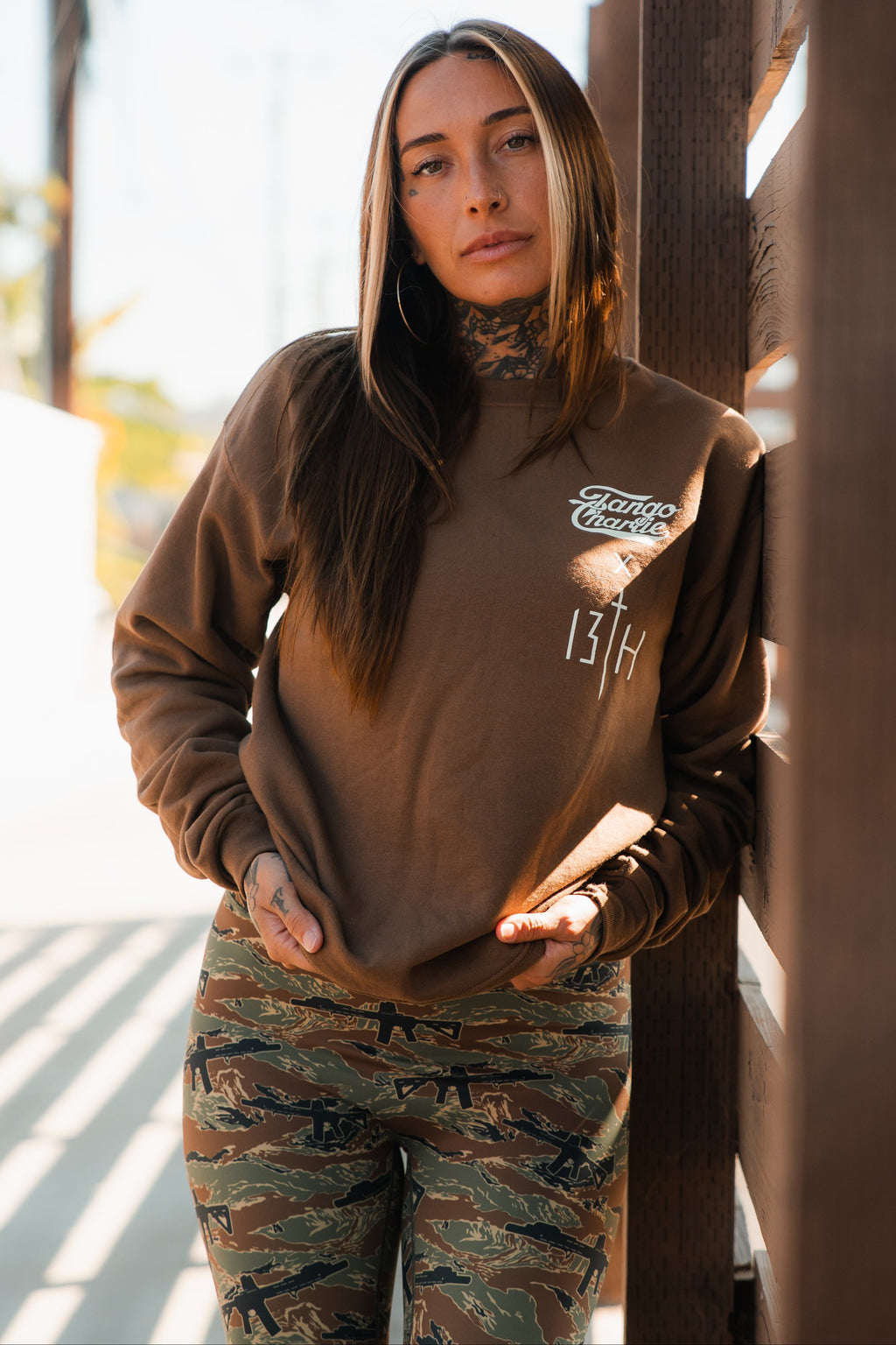 Lift Heavy. Pray Hard. - Crewneck