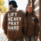 Lift Heavy. Pray Hard. - Crewneck