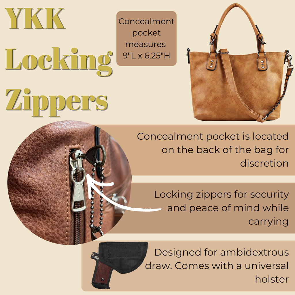 Concealed Carry Ella Satchel by Lady Conceal