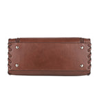 Concealed Carry Emma Leather Satchel by Lady Conceal