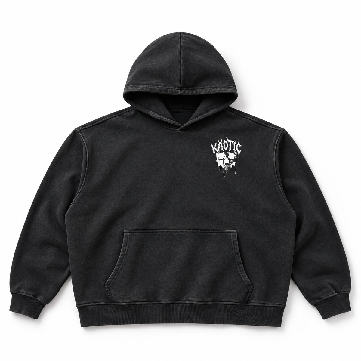 KAOTIC SKULL HEAVY HOODIE