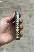 Boneridge Damascus Folder 7" Premium Bone Handle with Damascus Bolster