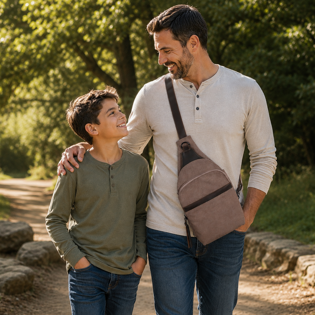 Concealed Carry Dakota Large Canvas Sling
