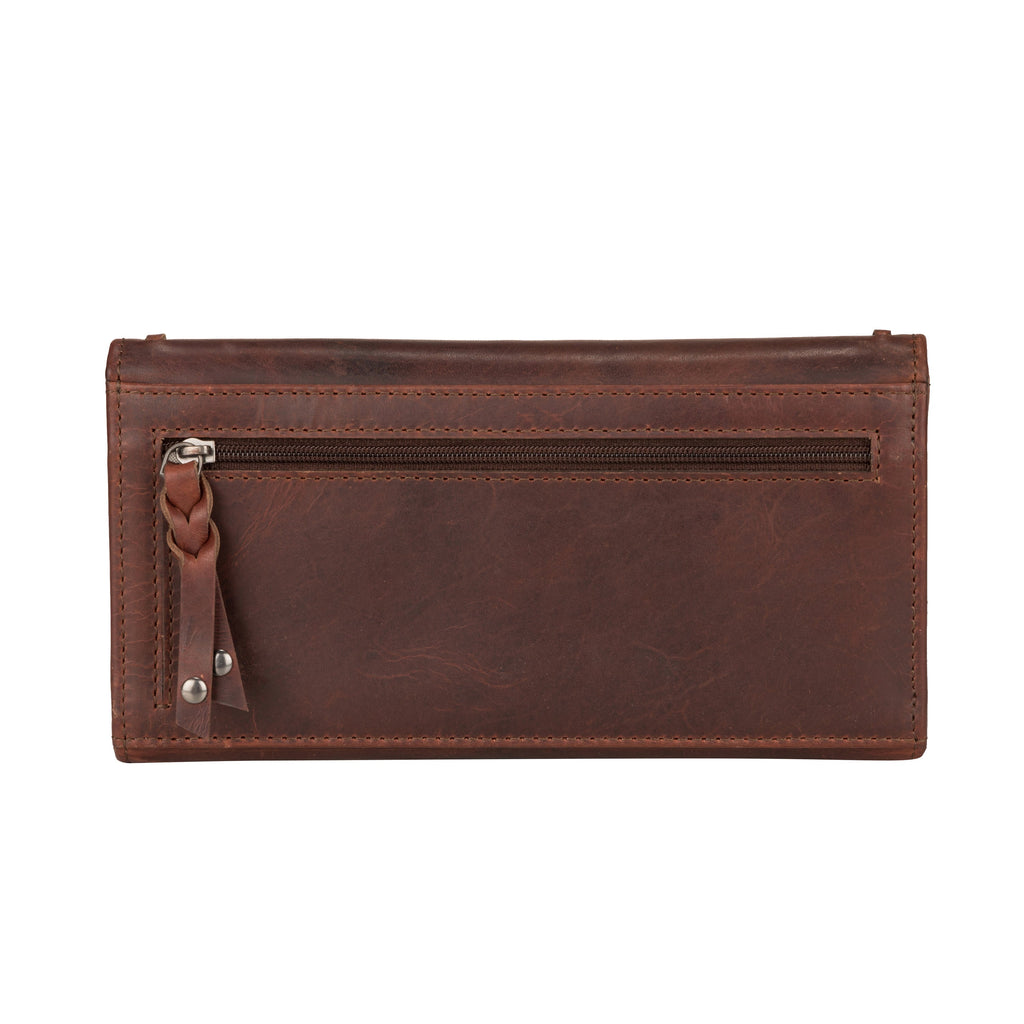 Hope RFID Leather Laced Wallet by Lady Conceal