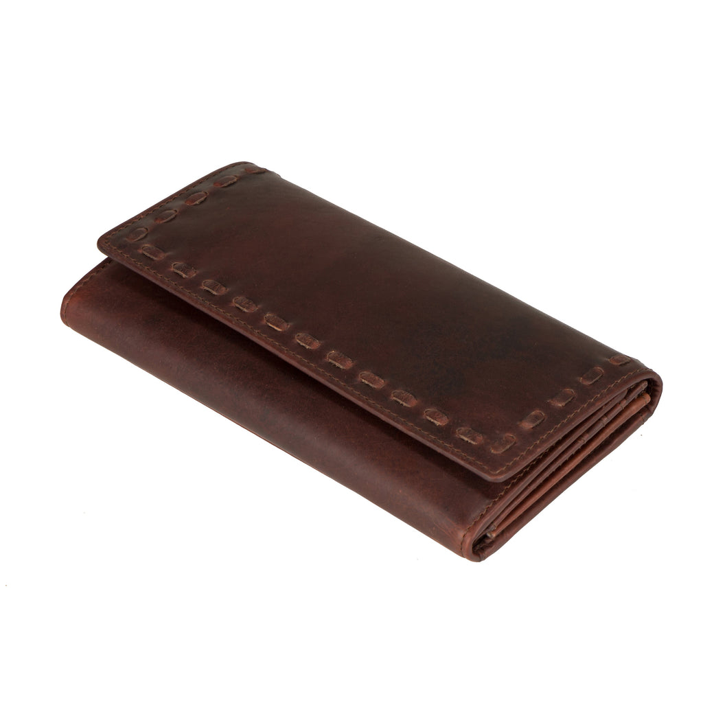 Hope RFID Leather Laced Wallet by Lady Conceal