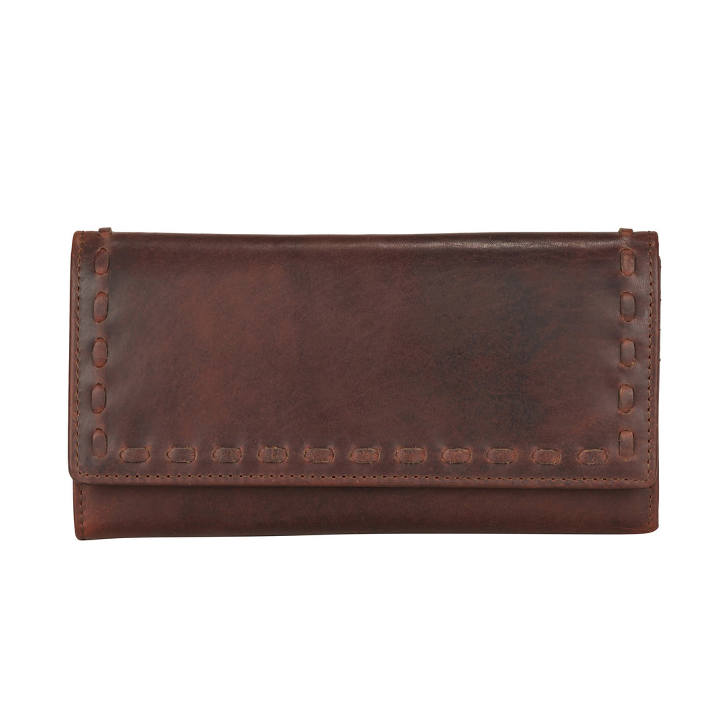 Hope RFID Leather Laced Wallet by Lady Conceal