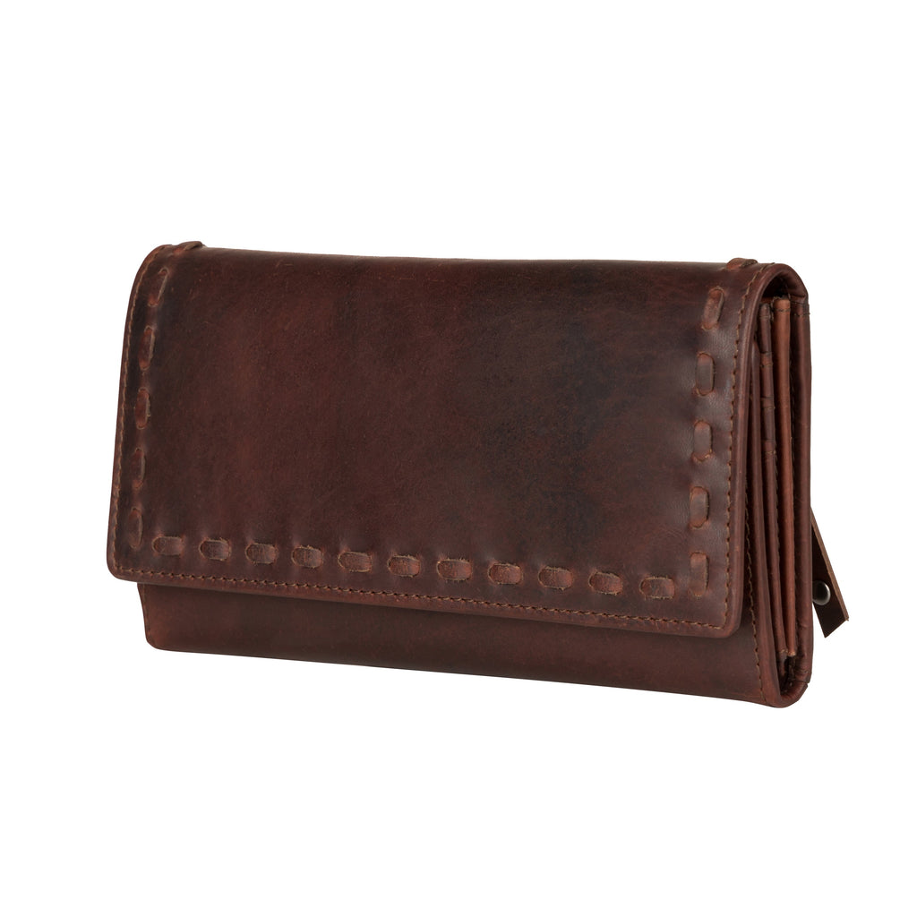 Hope RFID Leather Laced Wallet by Lady Conceal