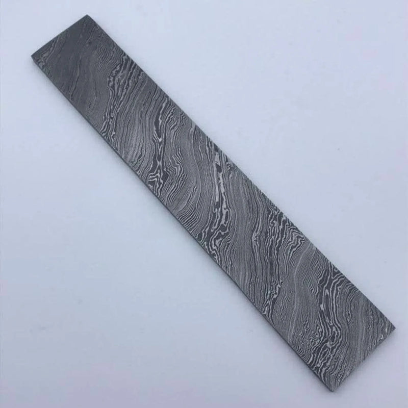 10" Quality Handmade damascus Steel Blank billet with 4.8mm thickness DE-0053