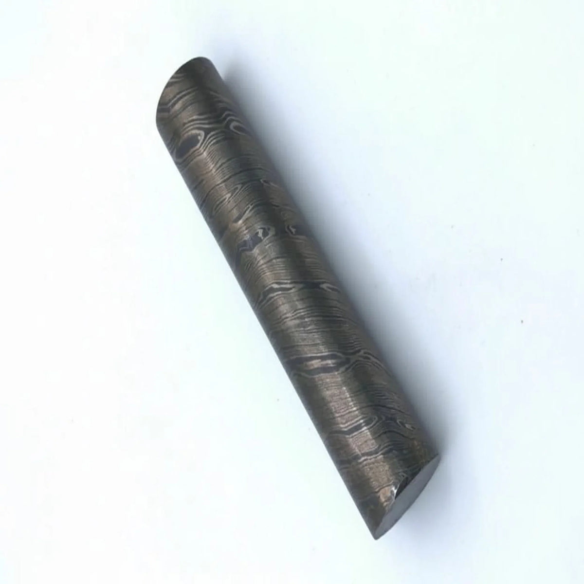 25.5 mm Damascus Steel Round Rod for Rings Pens Buckles