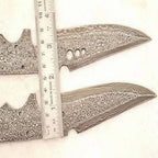 Handmade Damascus Steel Hunting Knives Fixed Blank Blades / Knife Making Material DK-0120