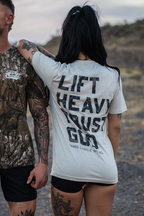 Lift Heavy. Trust God. - Tee