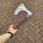 Skeggox Style Viking Bearded Axe Hand Forged | Outdoor Utility Tool