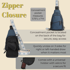 Concealed Carry Indie Canvas Sling by DS Conceal