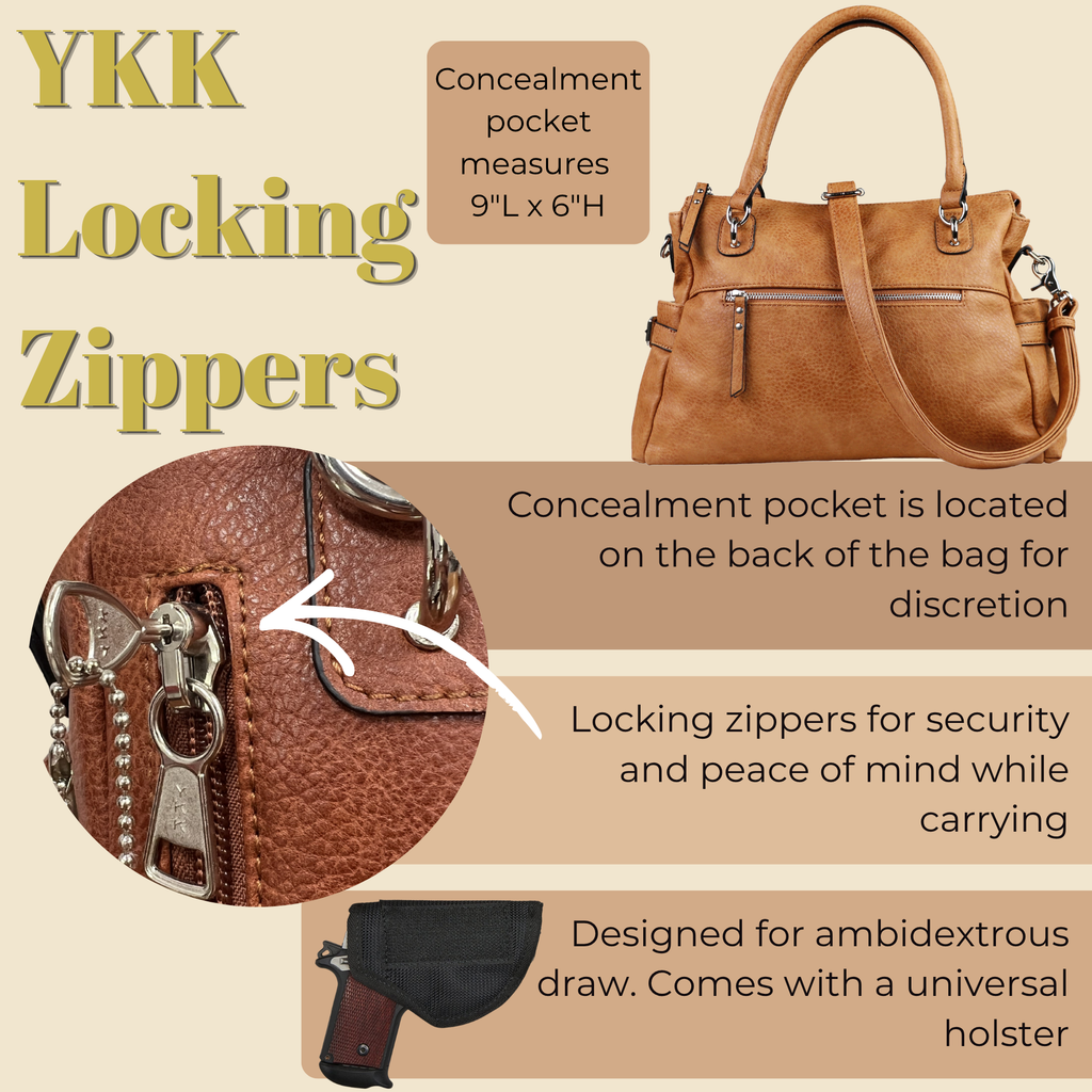 Concealed Carry Jessica Satchel by Lady Conceal
