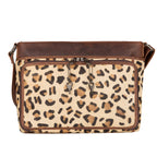 Concealed Carry Josie Indian Leopard Leather Crossbody by Lady Conceal