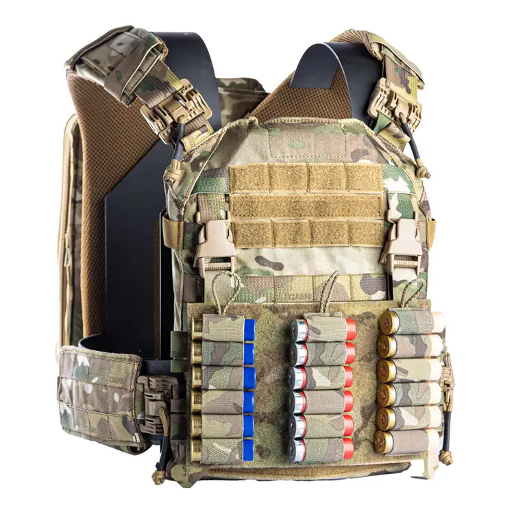 Laser Cut Velcro Placard w/ Removable Shotgun Caddies