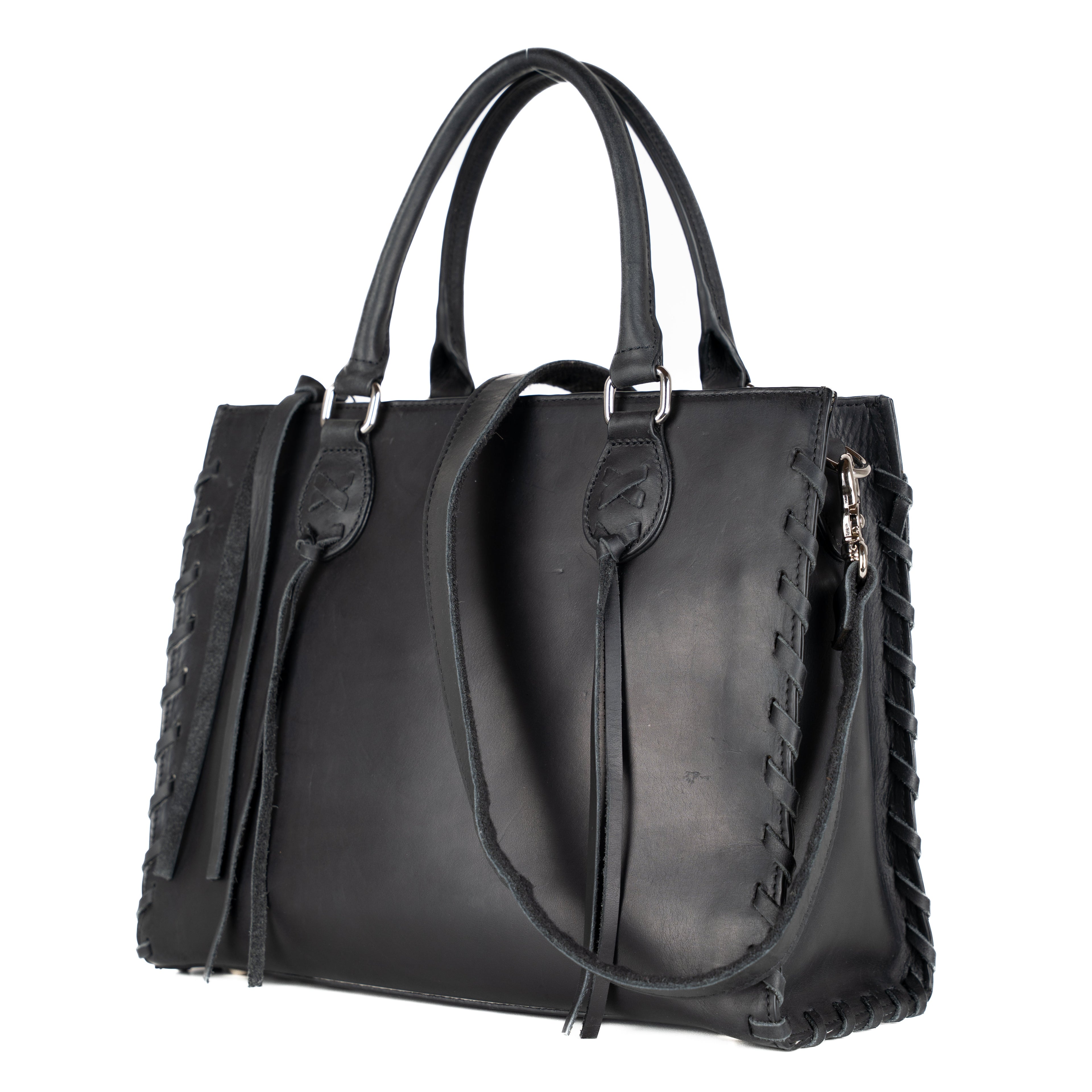 Concealed Carry Emma Leather Satchel by Lady Conceal