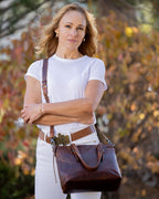 Concealed Carry Bailey Leather Satchel by Lady Conceal