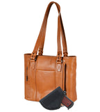 Concealed Carry Peyton Leather Tote for Women by Lady Conceal
