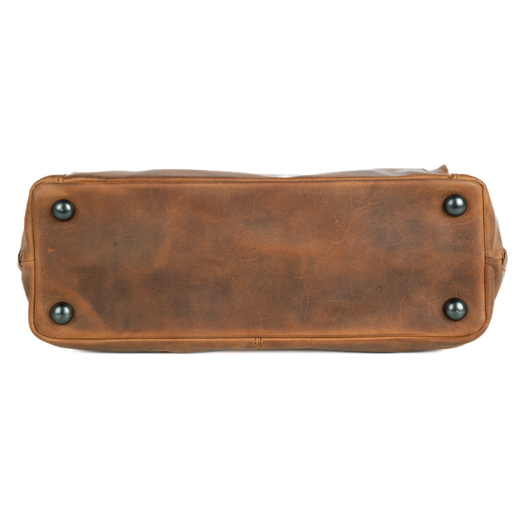 Concealed Carry Reagan Medium Leather Tote by Lady Conceal